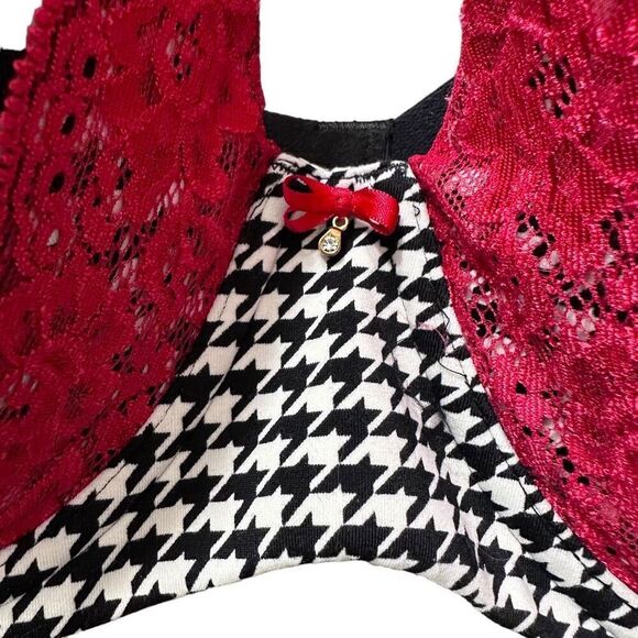 Soma Embracable Full Coverage Houndstooth Bra 38DDD Underwire - Picture 11 of 11